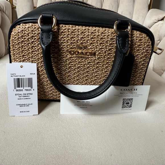 Coach Satchel Crossbody Bag NBW - Picture 4 of 12